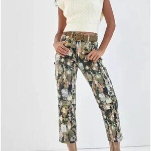 Anthropologie Pilcro Ultra High-Rise Relaxed Carpenter Jeans Womens Size 29